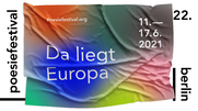22nd poesiefestival berlin: There lies Europe Gestaltung (c) studio stg